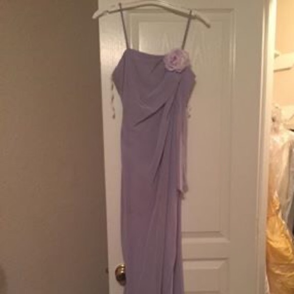 Lavender Chiffon Dress